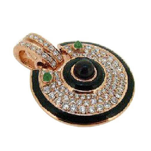 KDY-P1130367 round head pendant round lucky charm pendant