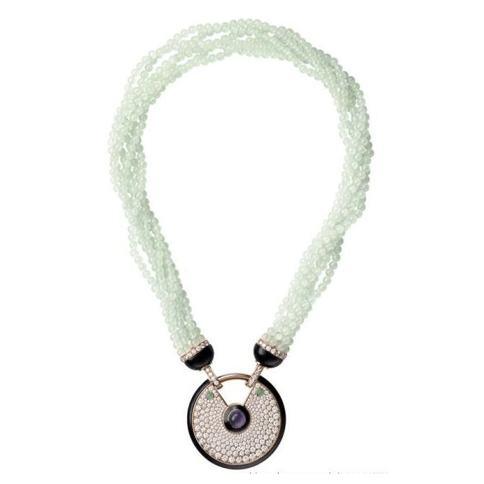 KDY-S1032534 disc necklace round lucky amulet necklace
