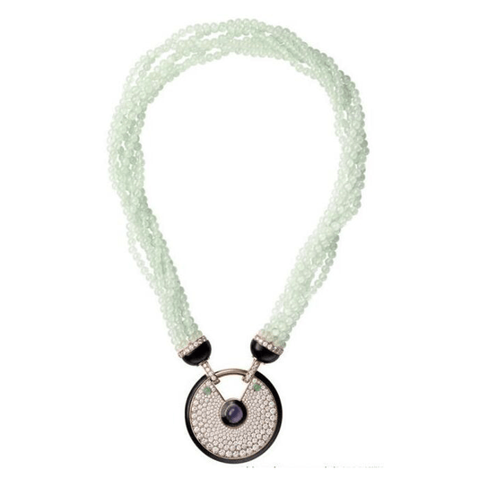 KDY-S1032534 disc necklace round lucky amulet necklace