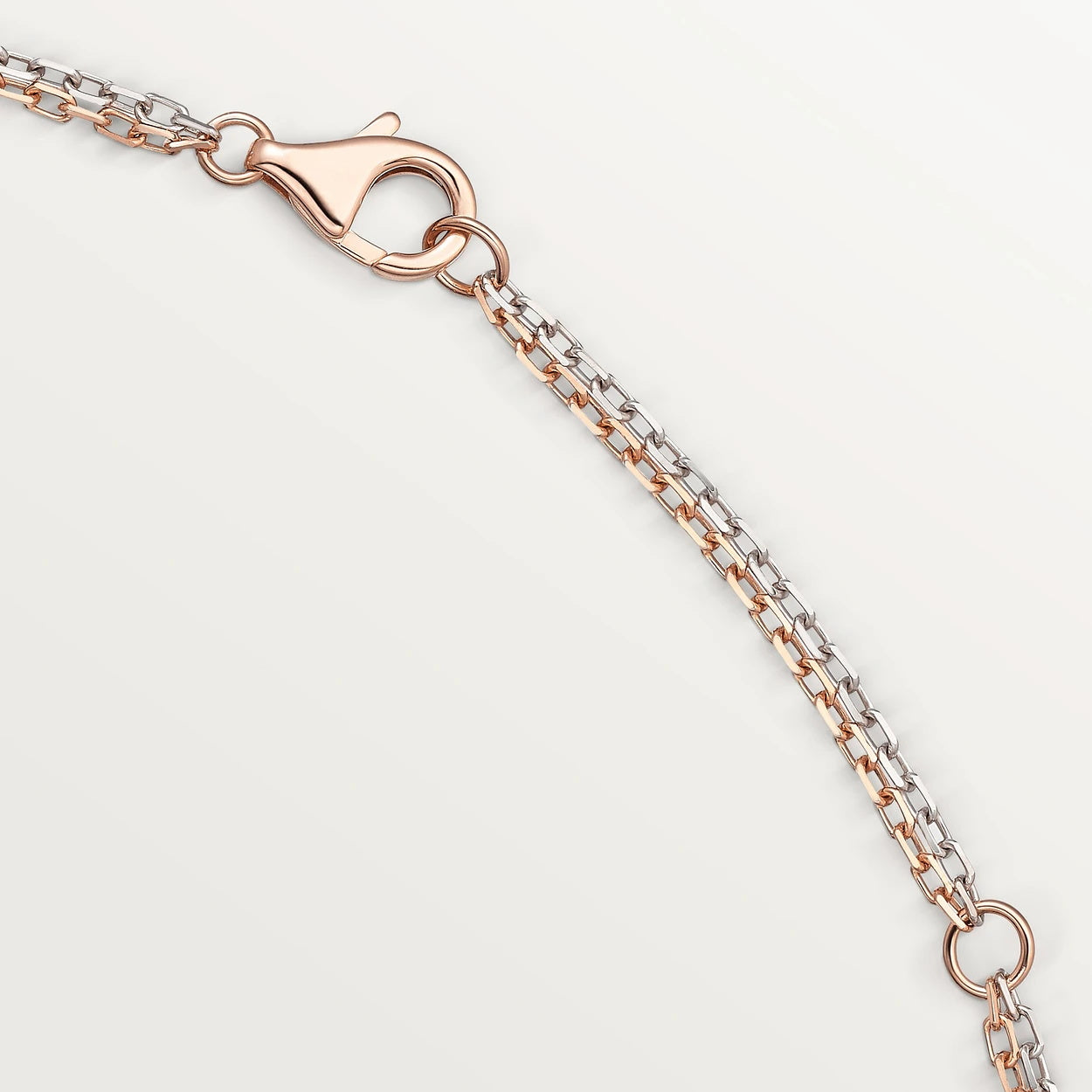 KDY-B7219700 screw three-ring double chain color-separated pendant
