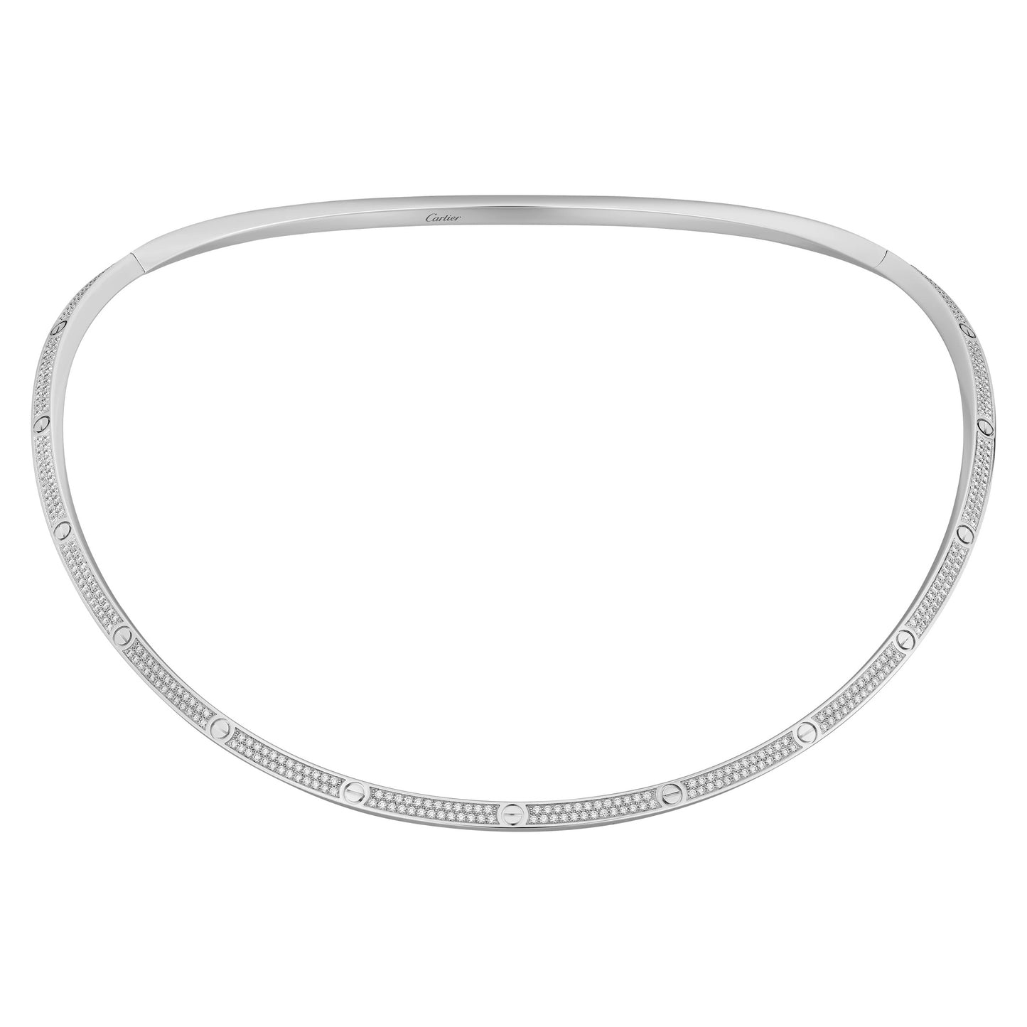 KDY-N7424353 full diamond screw necklace