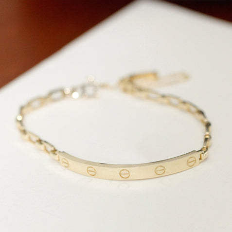 KDY-P7904585 screw bracelet 17cm