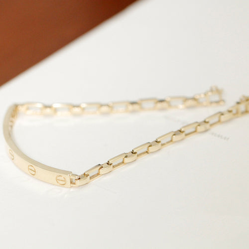 KDY-P7904585 screw bracelet 17cm