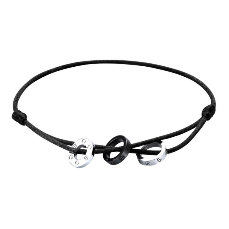 KDY-B6038500 screw three-ring ceramic bracelet 4 diamond bracelet