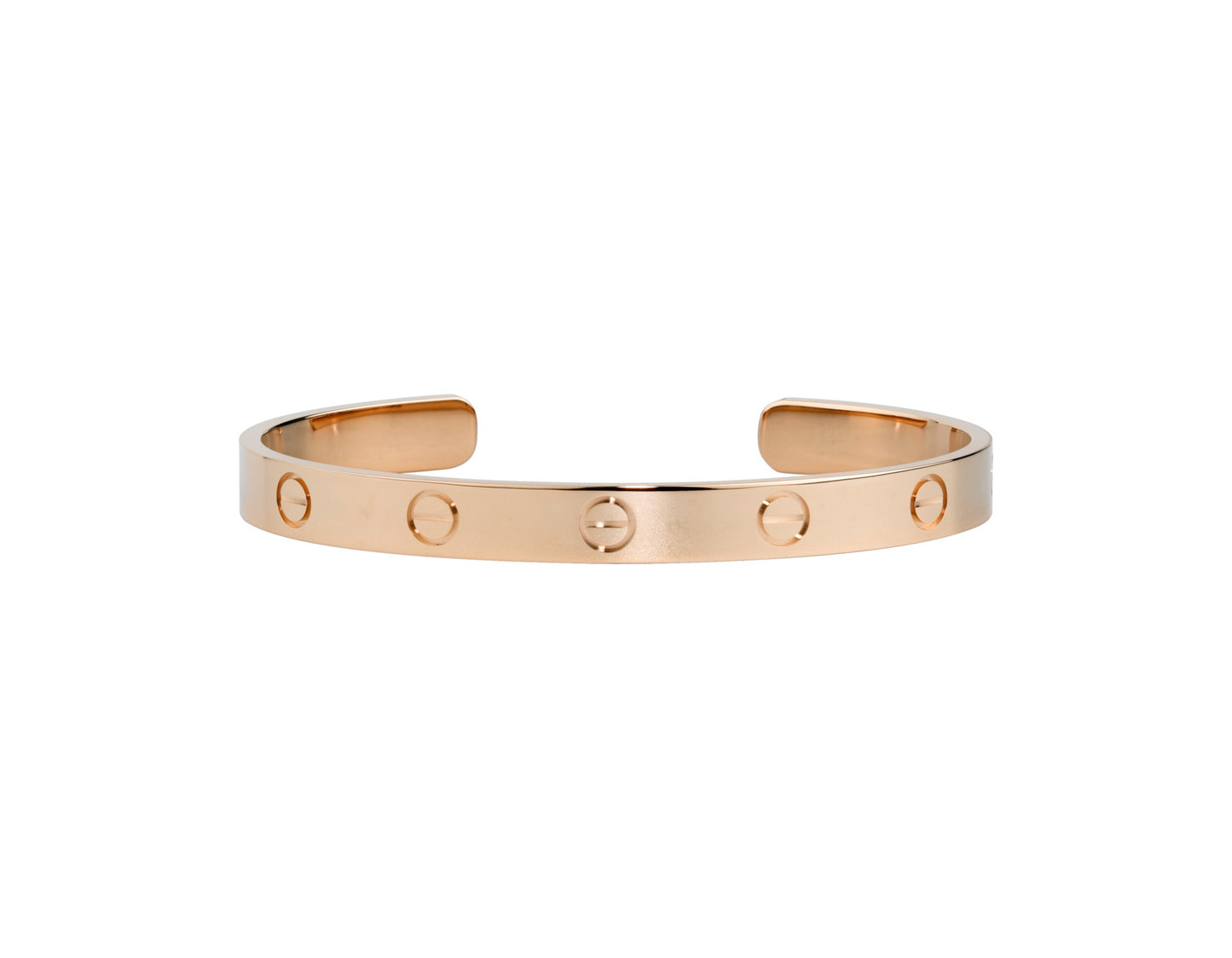 KDY-B6032417 light gold screw open bracelet