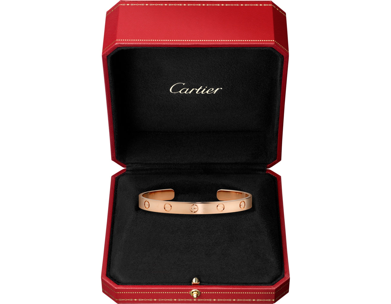 KDY-B6032417 light gold screw open bracelet