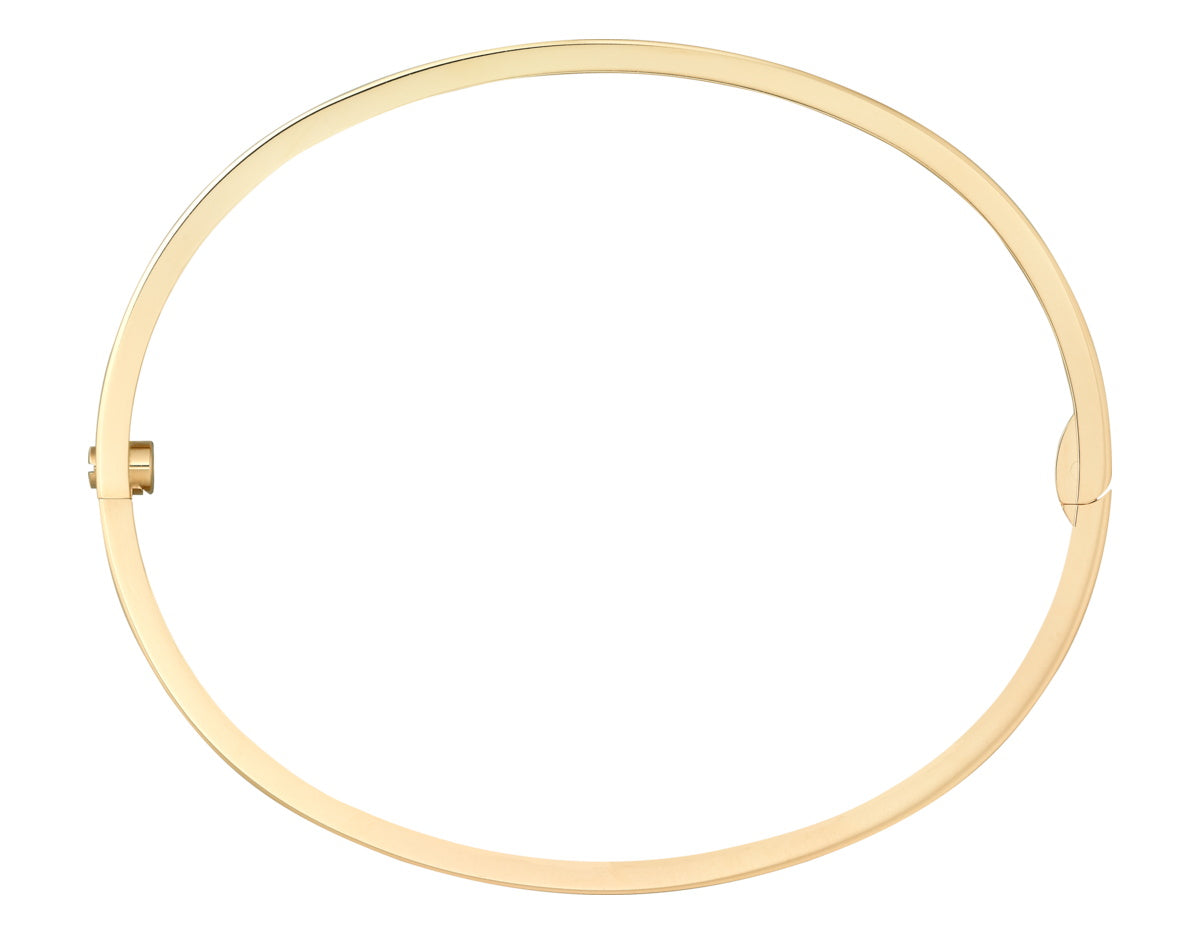 KDY-B6047417 narrow version screw customer version light gold bracelet
