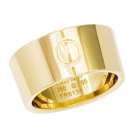 KDY-Z7909723 wide gold love screw ring