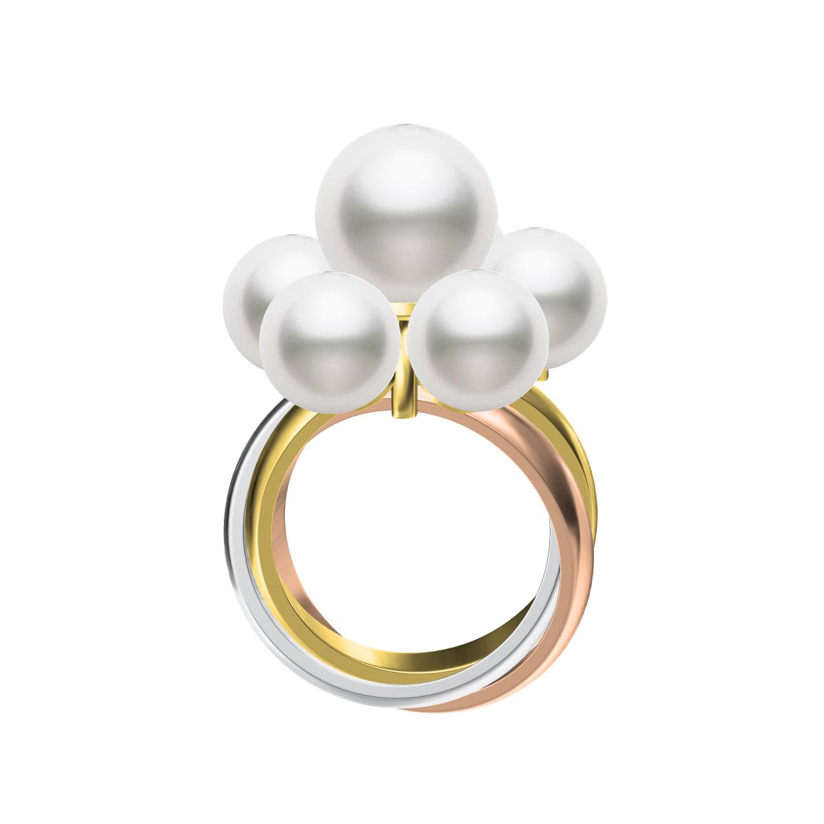 KDY-B2768324 Pearl three-ring color ring