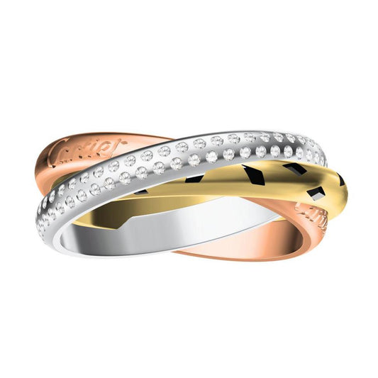 KDY-S6230351 three-ring two-row stone color ring