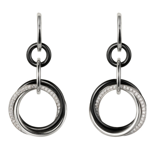 KDY-N8500300 three-ring color earrings