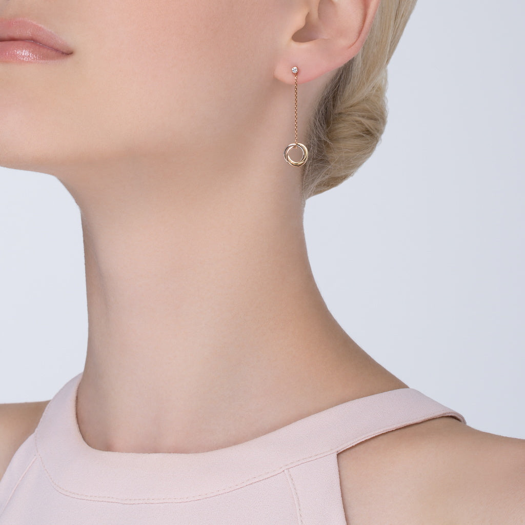 KDY-B8043300 three-ring earrings