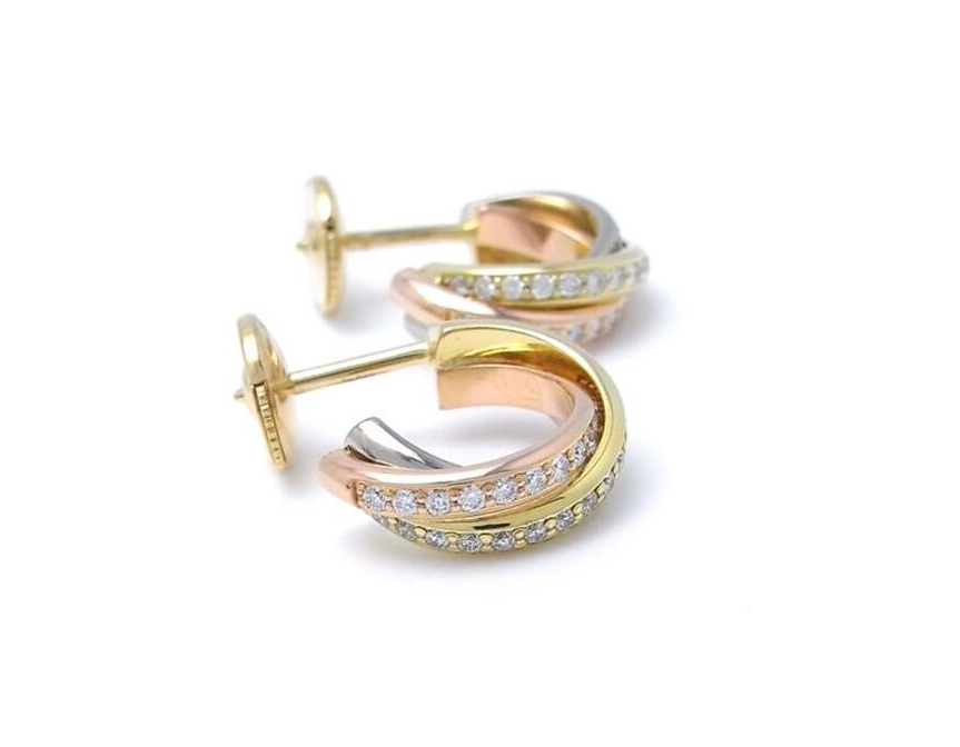 KDY-N3438280 three-ring semi-circle earrings earrings