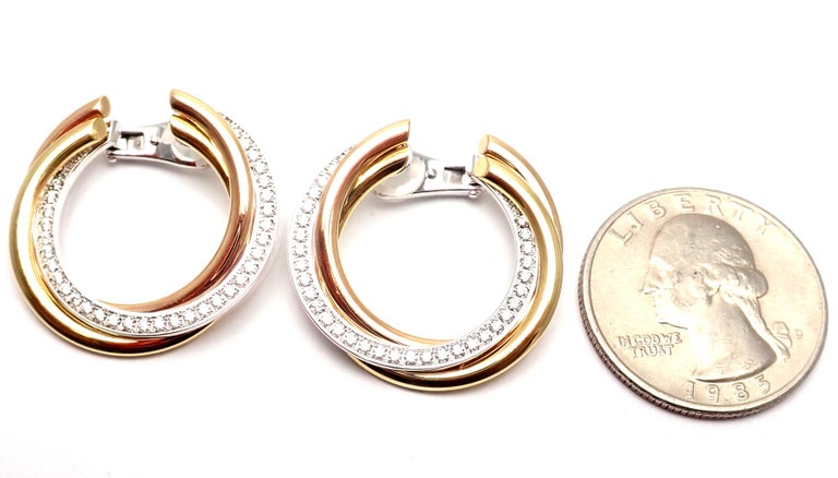 KDY-N8045100 three-ring three-color earrings and earrings