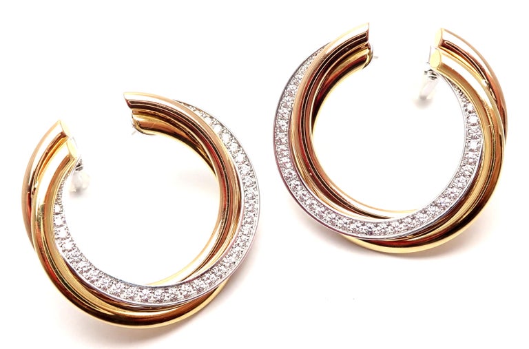 KDY-N8045100 three-ring three-color earrings and earrings