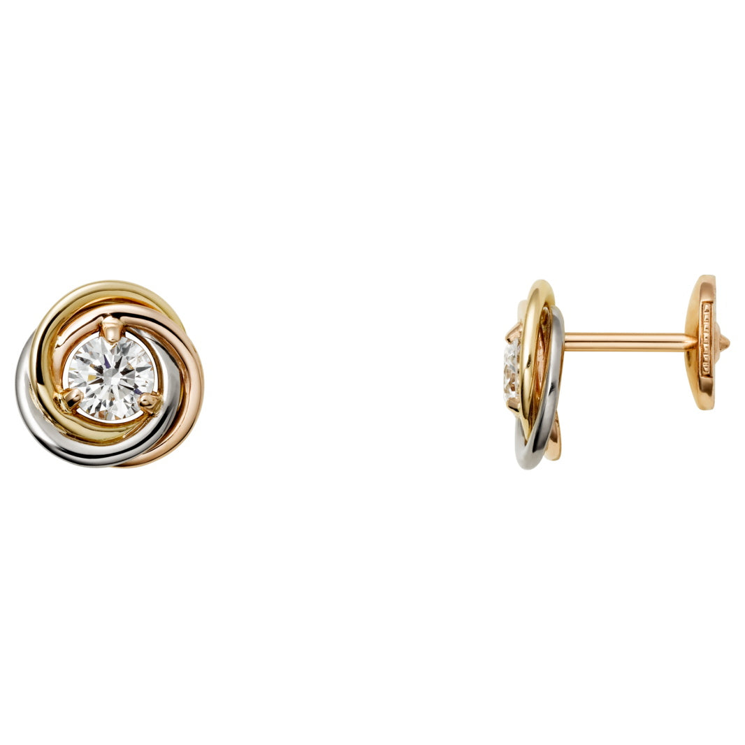 KDY-B8045300 three-ring color earrings and studs