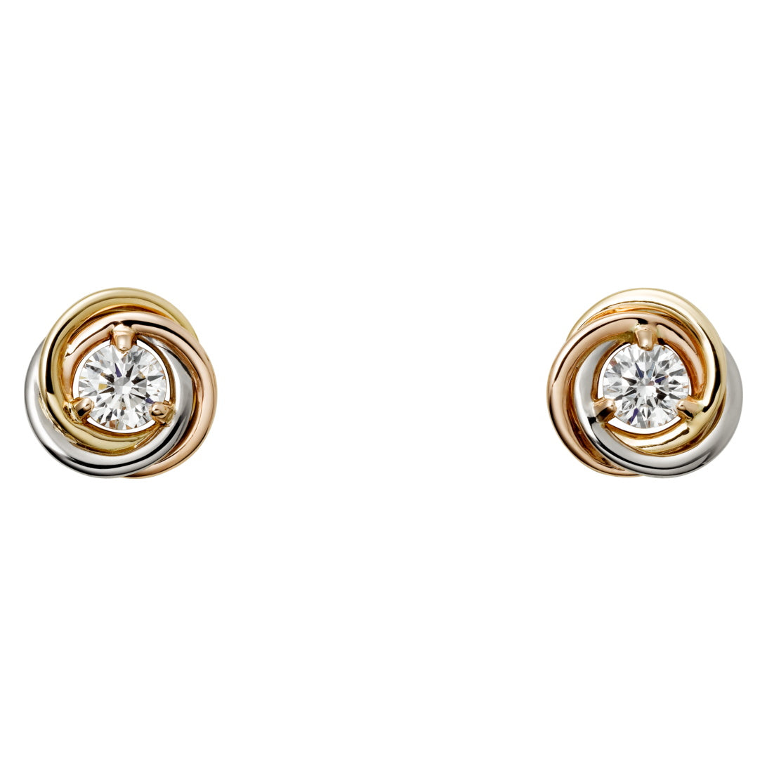 KDY-B8045300 three-ring color earrings and studs