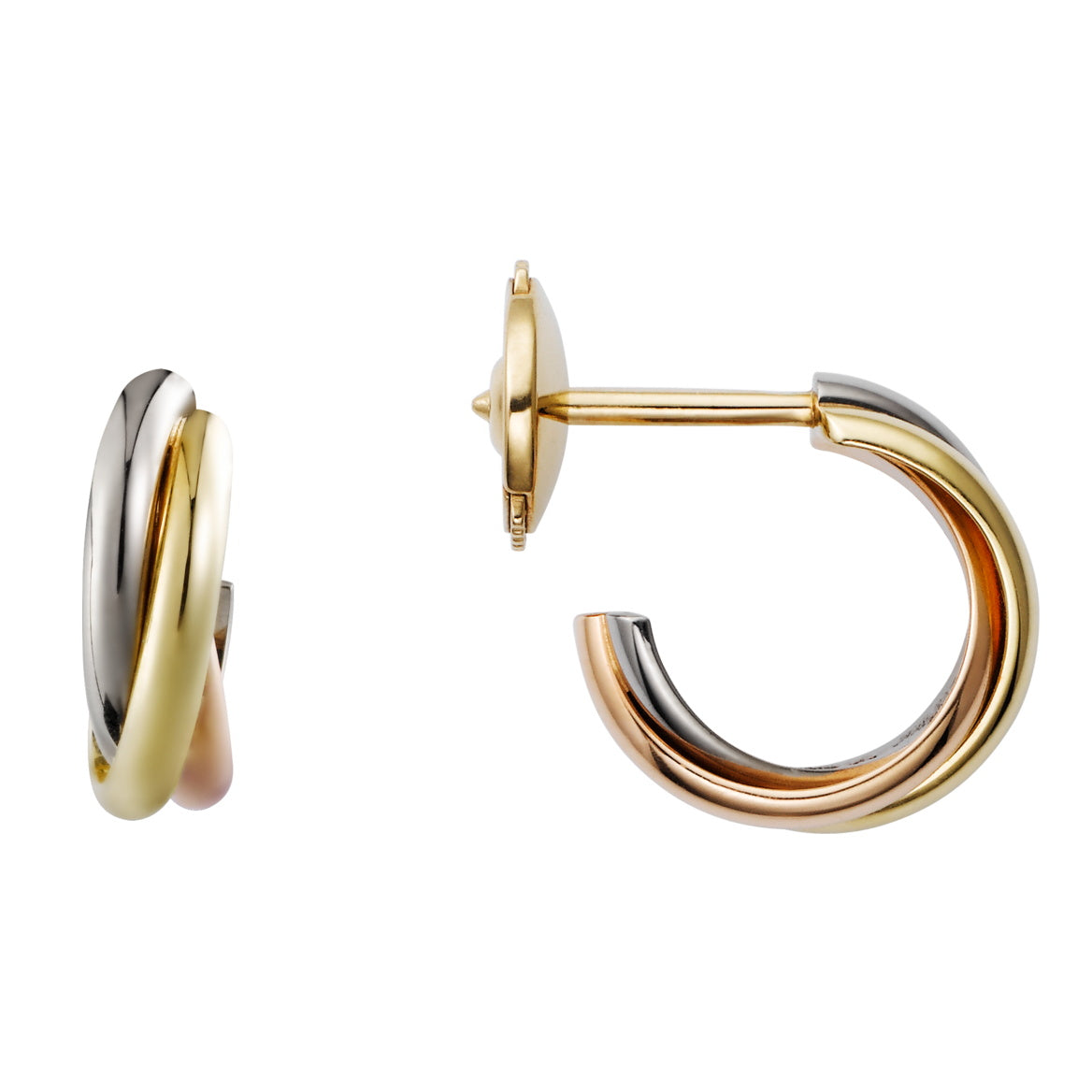 KDY-B8017100 guest version three-ring color earrings and ear clips