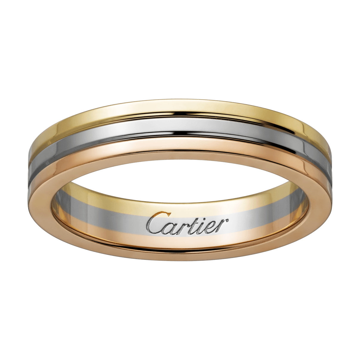 KDY-B4052200 straight three-color ring wedding strip