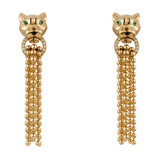 KDY-N8515072 leopard head bite hoop earrings ear clap ear clip