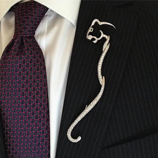 KDY-SD5820412 leopard line brooch