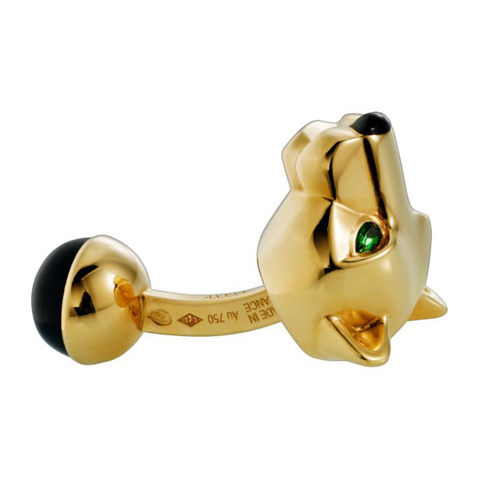 KDY-T1220747 leopard head cufflinks