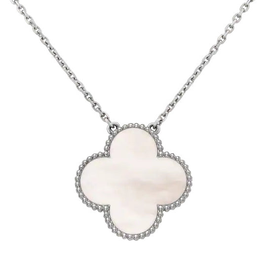 VCARN32200 About 33mm four-leaf clover chain pendant