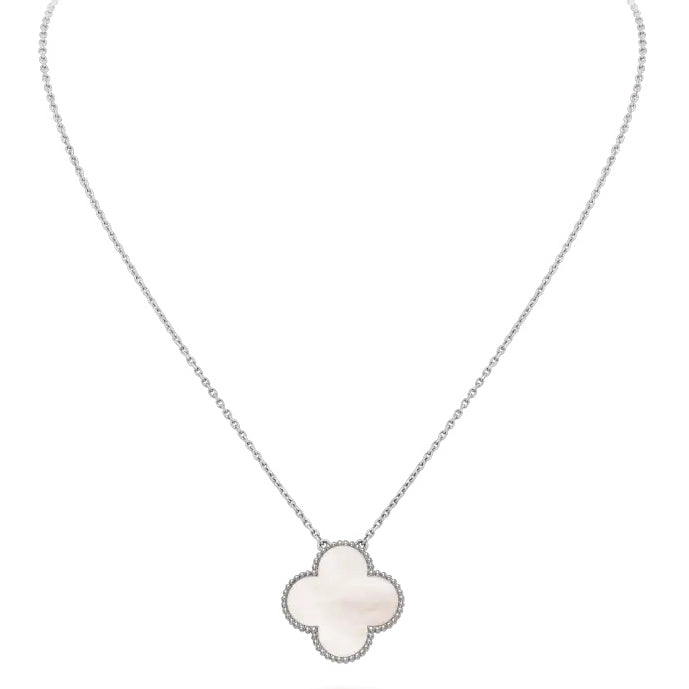 VCARN32200 About 33mm four-leaf clover chain pendant