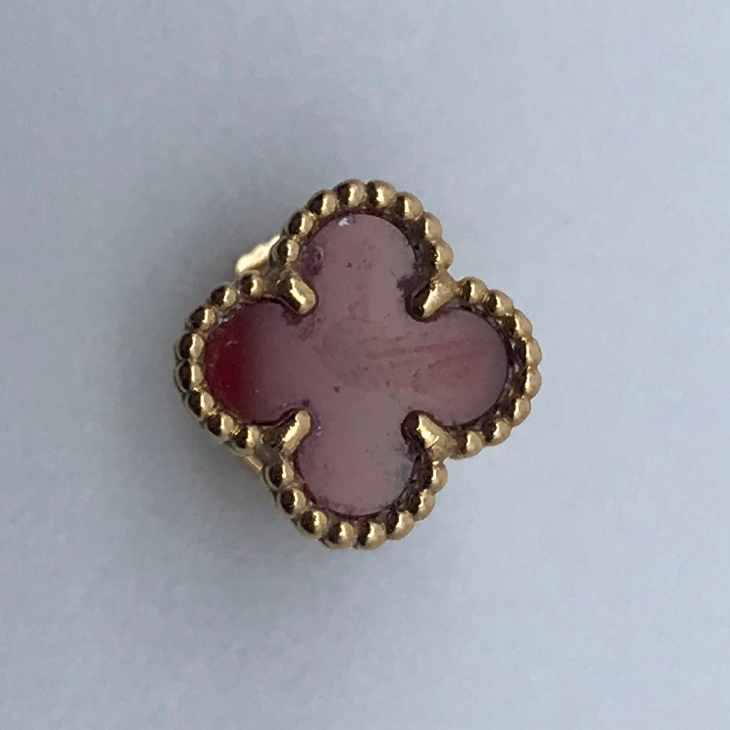 VCARA44800 About 9.4mm guest version four-leaf clover earrings