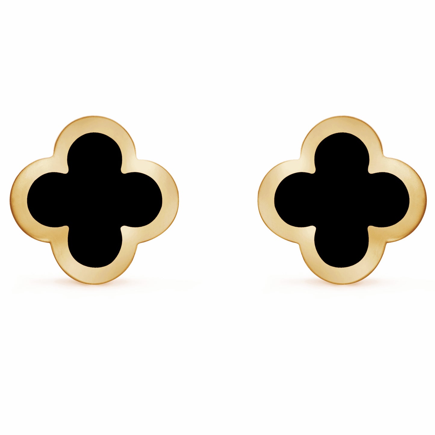 VCARB14000 16mm wave surface four-leaf clover ear clip guest version