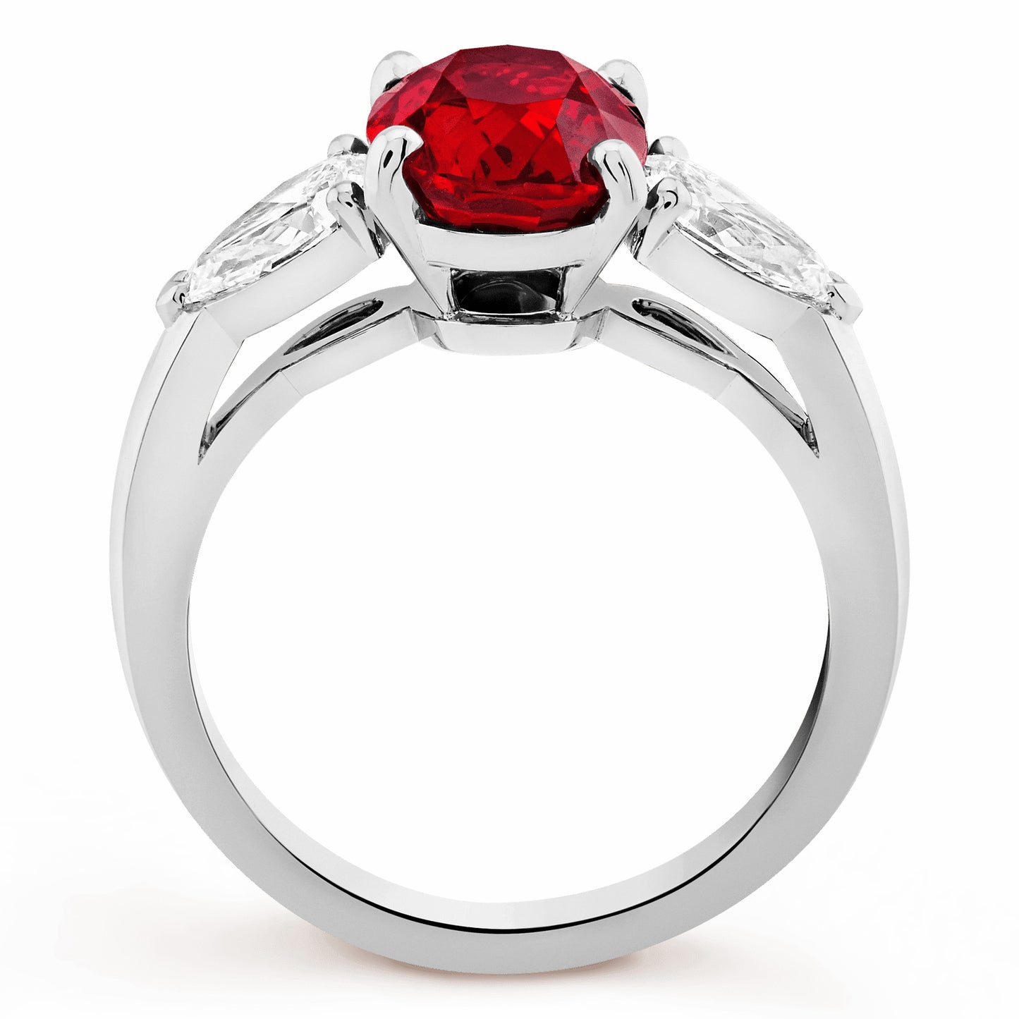 VCARO9X300 egg-shaped + water drop ring 53#