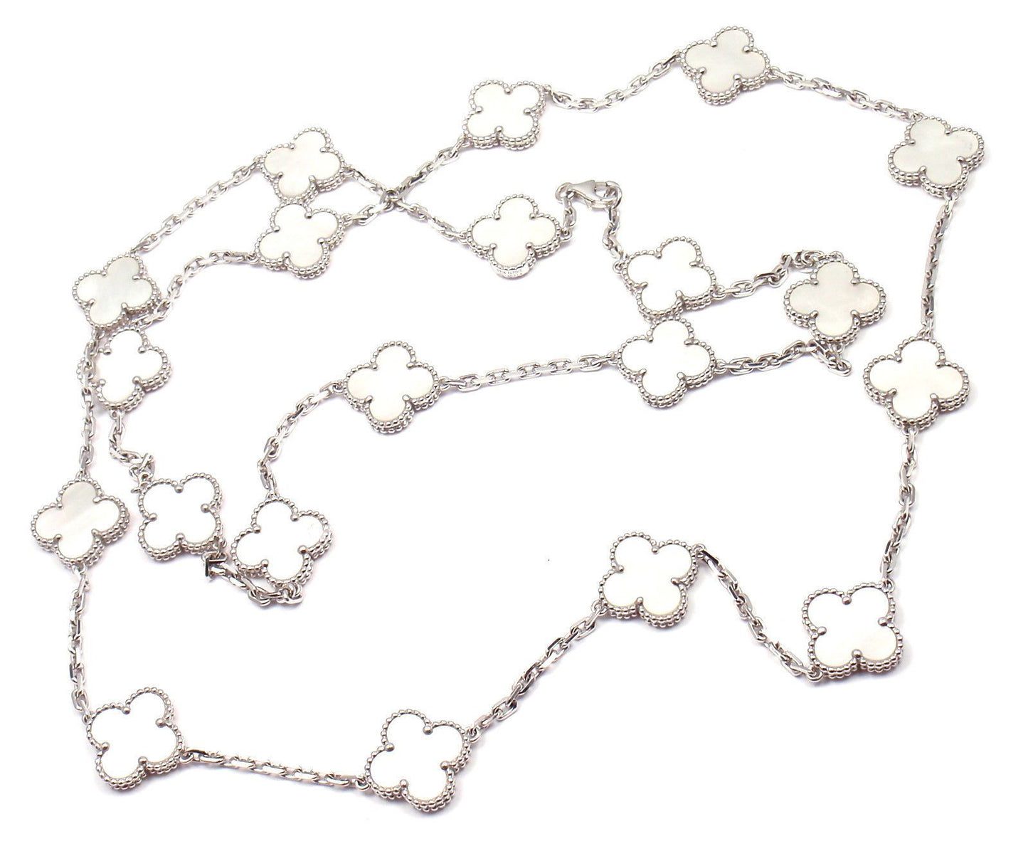 VCARO30R00 15mm four-leaf clover 20 flower necklace