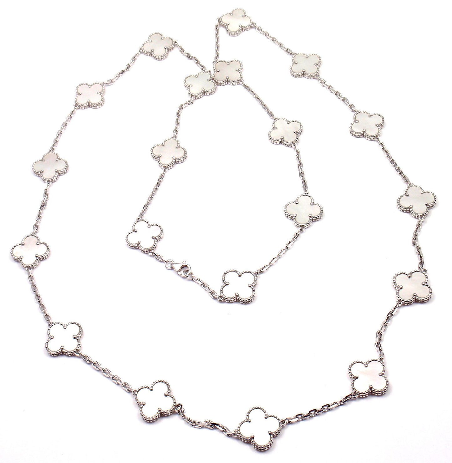 VCARO30R00 15mm four-leaf clover 20 flower necklace