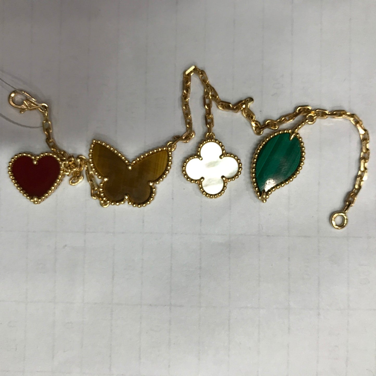VCARD79600 guest version four-leaf clover 4 pattern bracelet