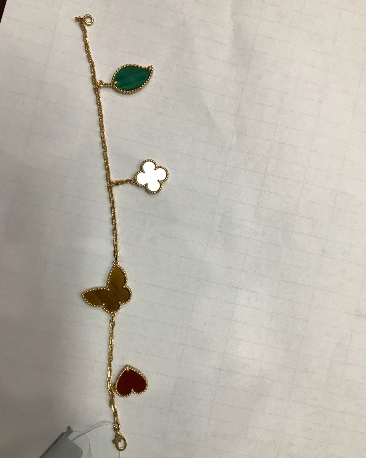 VCARD79600 guest version four-leaf clover 4 pattern bracelet