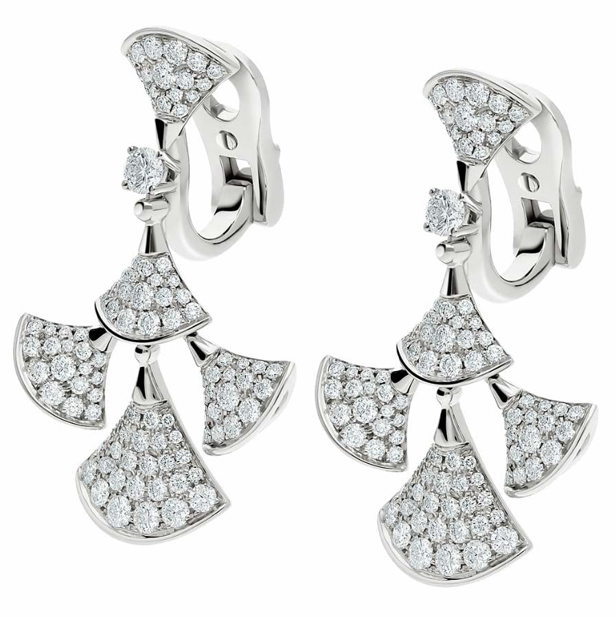BGL-352809-OR857774 fan-shaped large set of full diamond fan skirt earrings