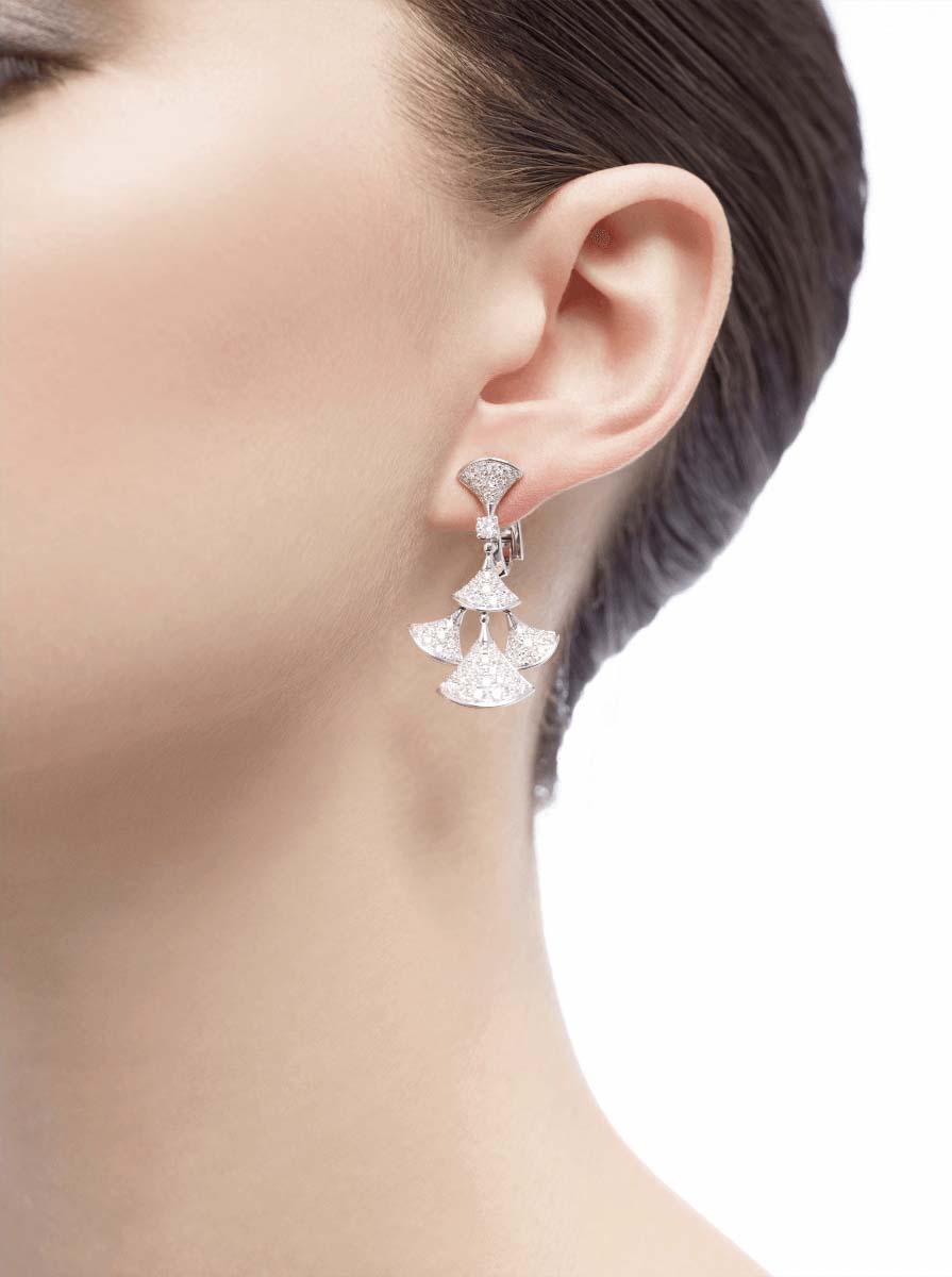 BGL-352809-OR857774 fan-shaped large set of full diamond fan skirt earrings