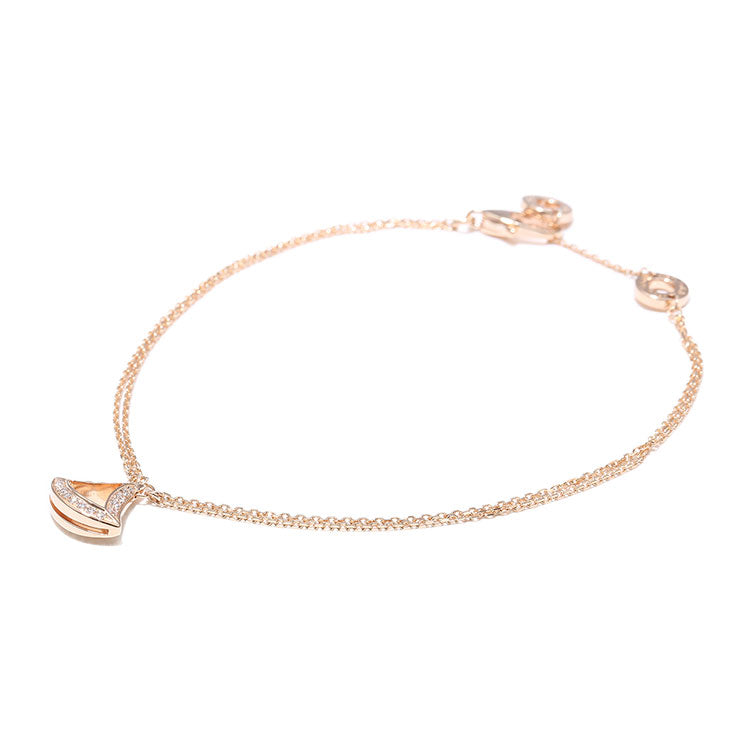 BGL-BR858254 single fan skirt fan hollow bracelet