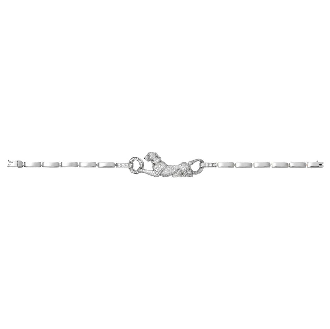KDY-N6036600 sideways leopard bracelet