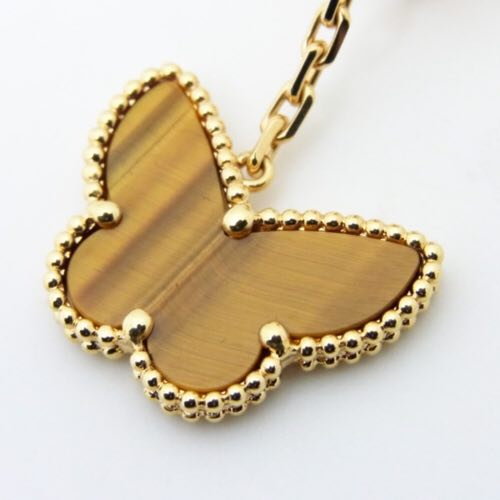 VCARD79800 guest version four-leaf clover butterfly 20.7mm earrings