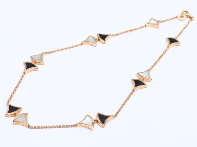 BGL-350075-CL857032 fan-shaped skirt fan large chain necklace