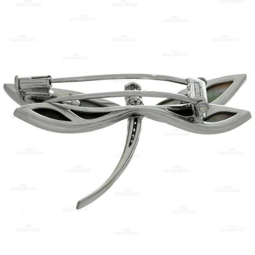 VCA50450069 red dragonfly brooch