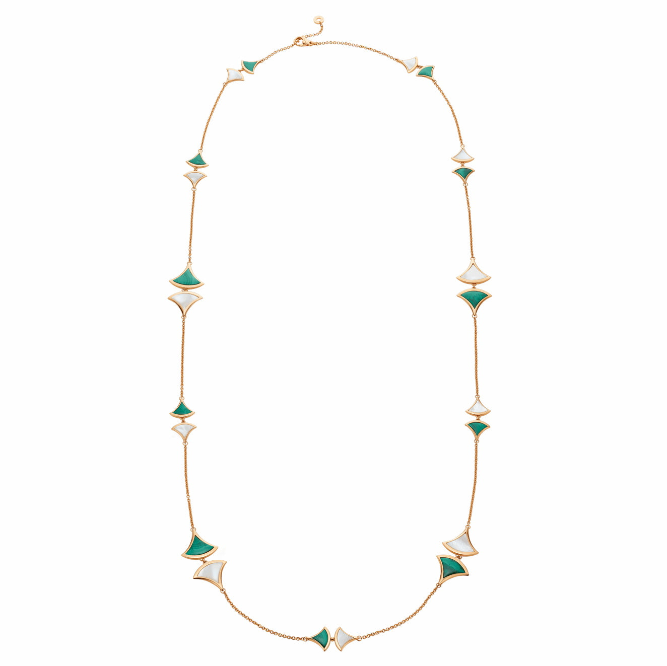 BGL-353799-CL858037 fan-shaped skirt fan large necklace