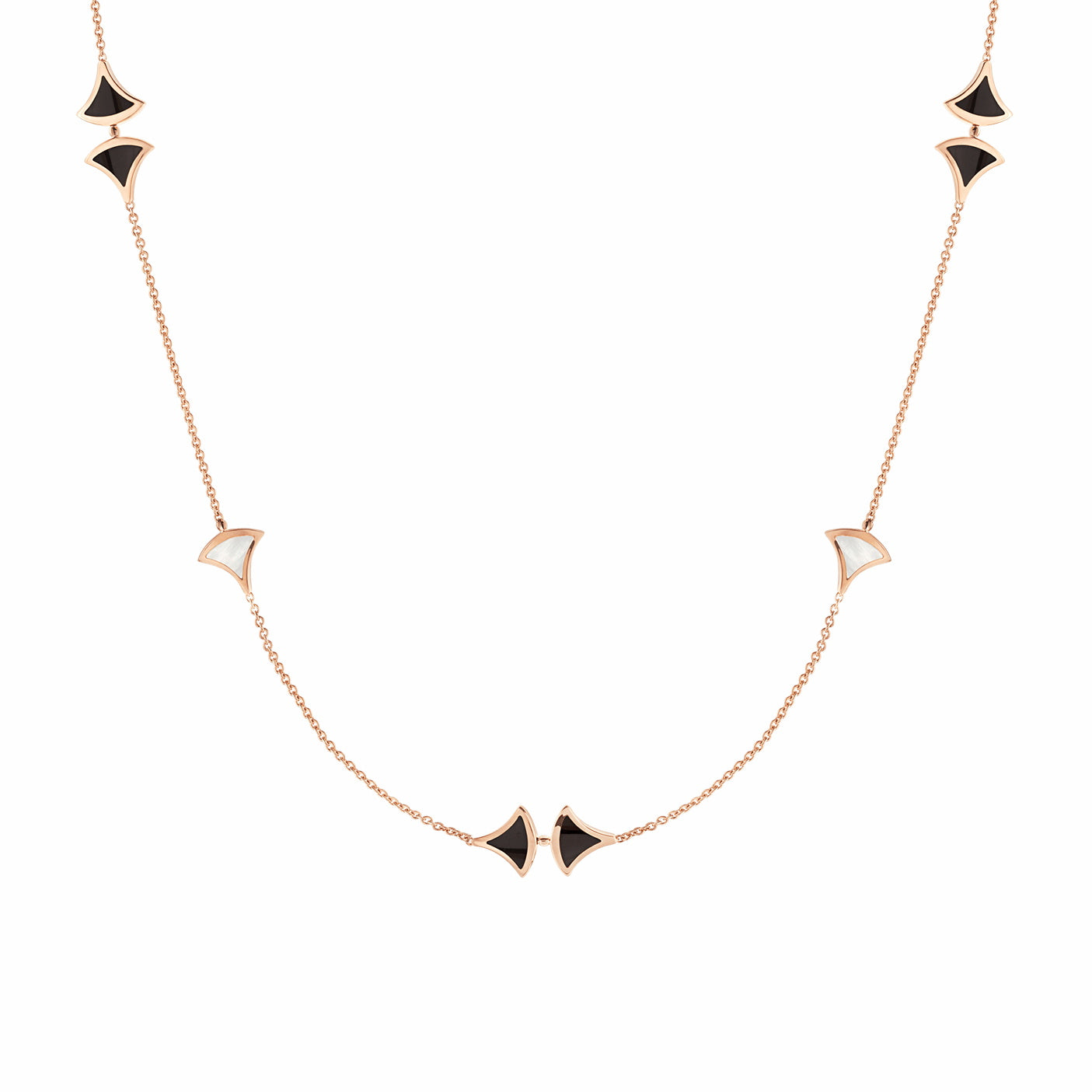 BGL-350739-CL857231 fan-shaped skirt fan large necklace