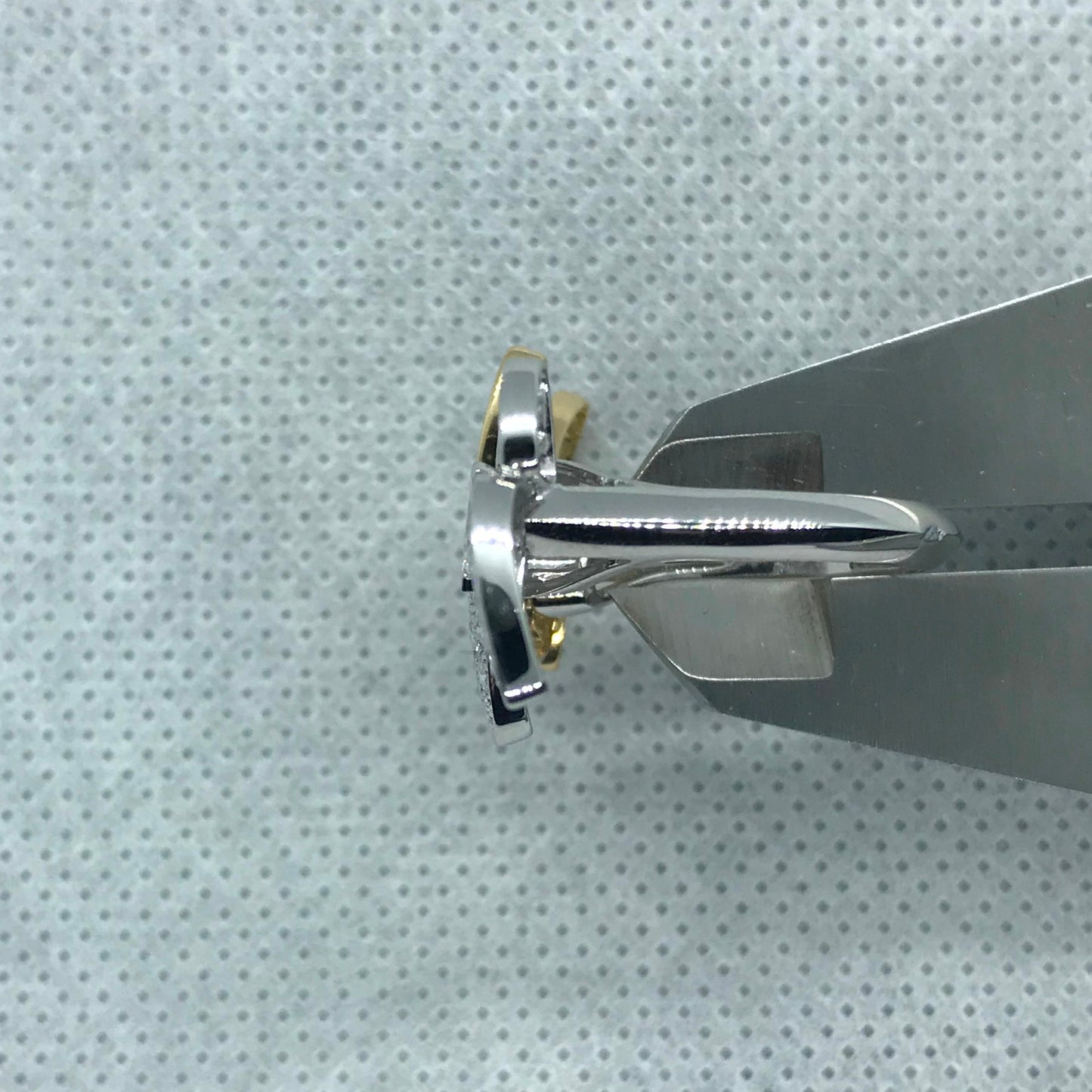 VCARO61900客版满钻双蝴蝶开口戒12#