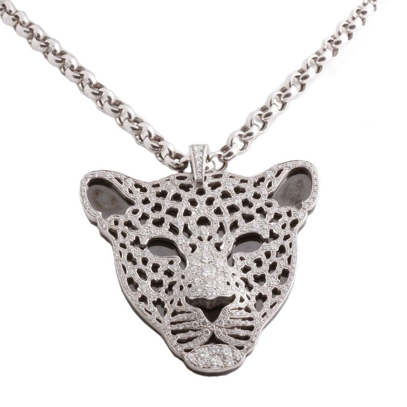 KDY-H2567099 large tag front leopard pendant