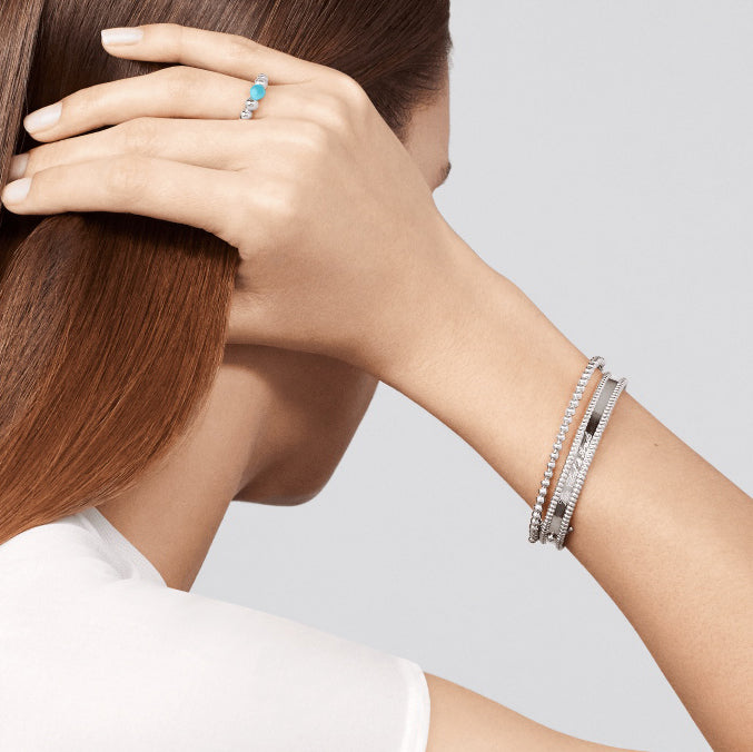 VCARO7TC00 3.6mm bead single row bracelet customer version