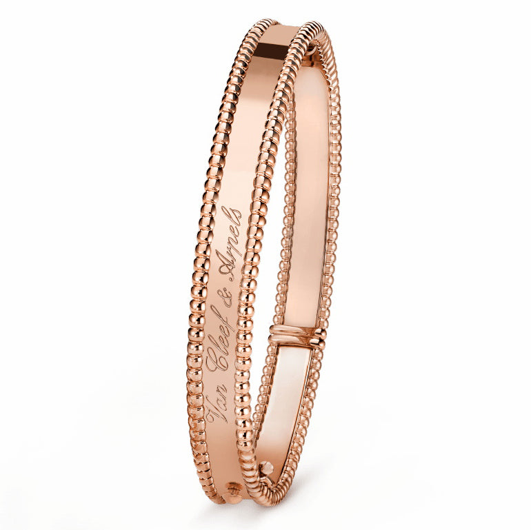 VCARP3K700 guest version light gold bead bracelet 16#