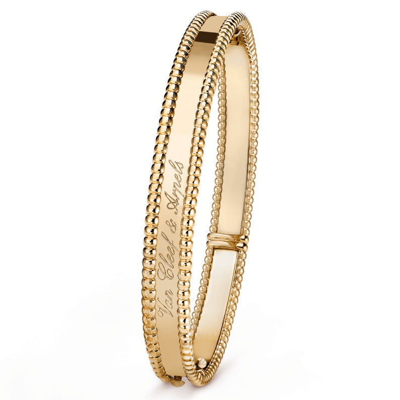 VCARP3K700 guest version light gold bead bracelet 16#