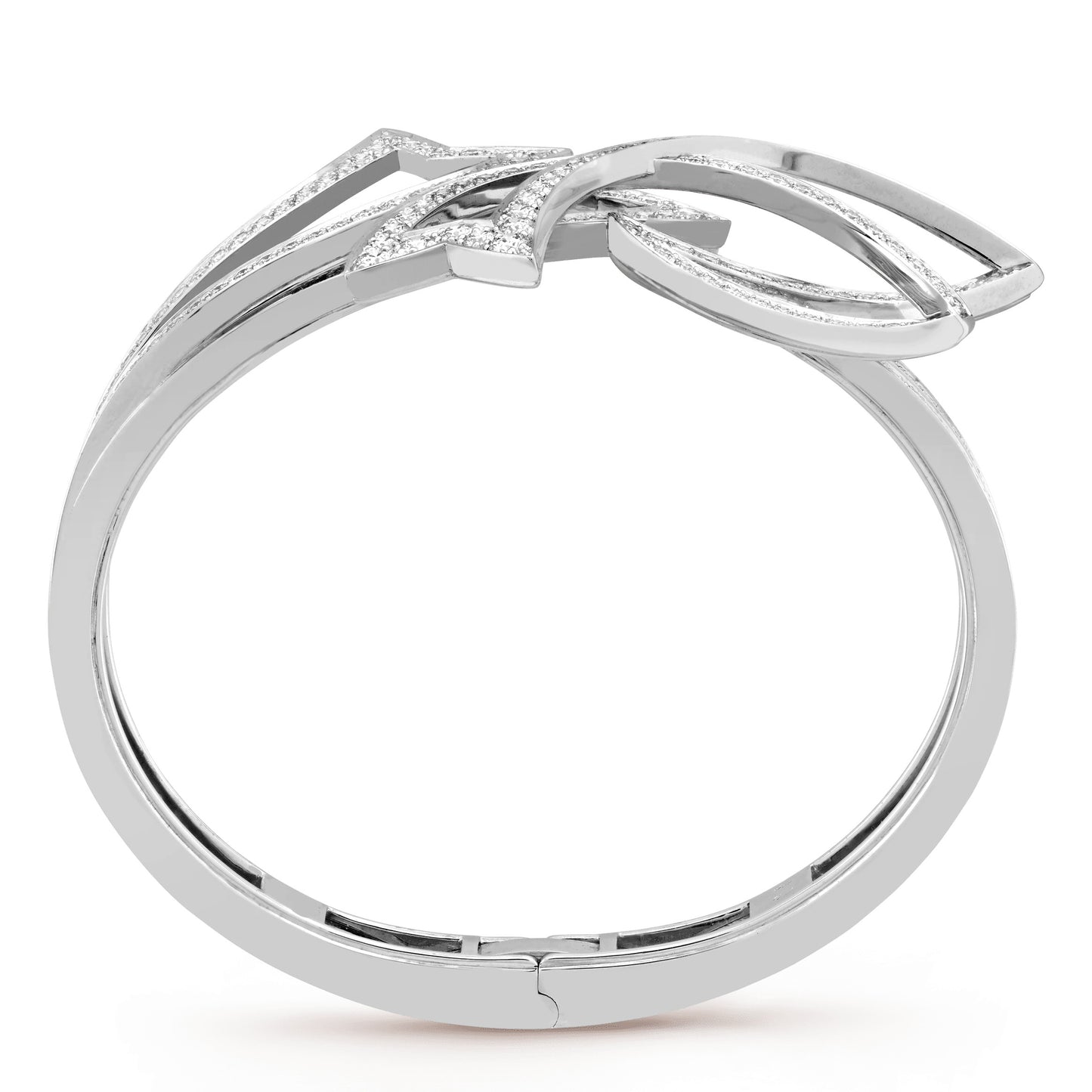 VCARP3J500 open diamond bow bracelet 20#